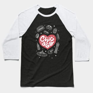 Chicago Heart Baseball T-Shirt